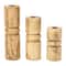 Hello Honey® Wood Stack Taper Candle Holder Set